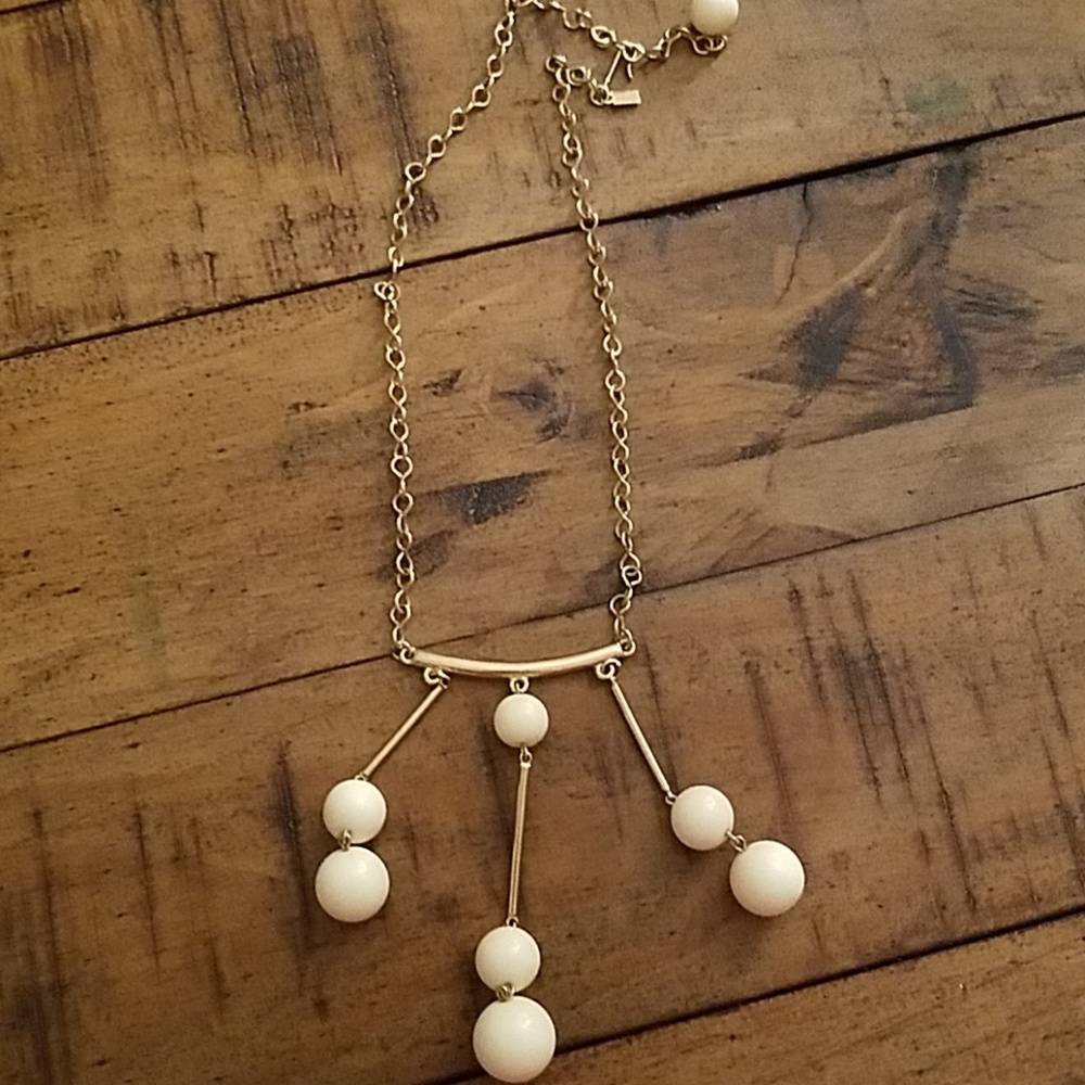 Vintage Emmons ivory bead necklace